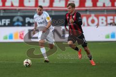 3. Liga - Saison 2024/25 - FC Ingolstadt 04 - 1. FC Saarbrücken - XXXXX - XXXXX - Foto: Meyer Jürgen - Max Plath (Nr.14 - FCI)