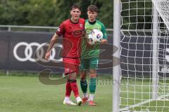 3. Liga; Testspiel; FC Ingolstadt 04 - 1. FC Heidenheim; Jonas Scholz (15, FCI) Torwart Markus Ponath (1, FCI)