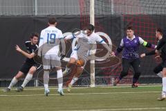 AUDI Amateuercup - Saison 2024/25 - TSV Etting - TSV Reichertshofen - Beyazit Bulut weiss Reichertshofen - Filip Festner Torwart Etting - Foto: Meyer Jürgen