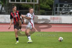 2. Bundesliga Frauen - Saison 2024/25 - FC Ingolstadt 04 Frauen - 1. FC Nürnberg - Emma Kusch (Nr.9 - FCI Frauen) - Steck Madeleine weiss Nürberg - Foto: Meyer Jürgen