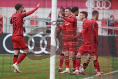 3. Liga - Saison 2025/26 - FC Ingolstadt 04 - VFB Stuttgart II - Dennis Kaygin (Nr.10 - FCI) mit dem 2:1 Führungstreffer - jubel - XXXXX - Foto: Meyer Jürgen