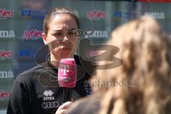 3. Liga - Saison 2025/26 - TSG Hoffenheim II - FC Ingolstadt 04  - Cheftrainerin Sabrina Wittmann (FCI)  im Interview mit Magenta Sport -  - XXXXX - Foto: Meyer Jürgen