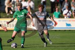 Totopokal- Saison 2023/2024 - SV Manching  - VFB Eichstätt - Reiner Meisinger (Nr.8 - SV Manching) - Fazlji Senih grau Eichstätt - Foto: Meyer Jürgen