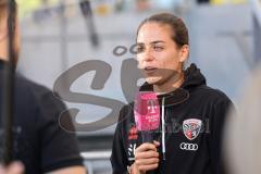 3. Liga; 1. FC Saarbrücken - FC Ingolstadt 04 - vor dem Spiel Interview Cheftrainerin Sabrina Wittmann (FCI)