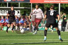 Toto Pokal; TSV Landsberg - FC Ingolstadt 04; Yann Sturm (7, FCI) Fippl, Jannik 5