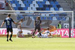 3. Liga; 1. FC Saarbrücken - FC Ingolstadt 04 - Tor Jubel Treffer Ausgleich 2:2 Torwart Marius Funk (1, FCI) Civeja Tim (23 FCS) Lukas Fröde (34, FCI) Niclas Dühring (18, FCI) Simon Lorenz (32, FCI) Sontheimer Patrick (6 FCS)