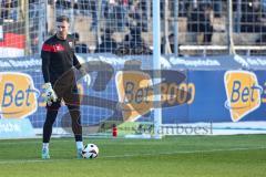 3. Liga; TSV 1860 München - FC Ingolstadt 04; vor dem Spiel Torwart Boevink Pelle (26 FCI)