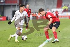 3. Liga; SV Wehen Wiesbaden - FC Ingolstadt 04; #Deniz Zeitler (38, FCI) Nink Ben (37 SVWW)