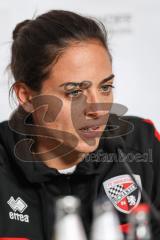 3. Liga; SC Verl - FC Ingolstadt 04; Pressekonferenz Cheftrainerin Sabrina Wittmann (FCI) Interview