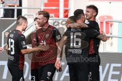 3. Liga; FC Ingolstadt 04 - SSV Ulm 1846; Tor Jubel Treffer Julian Kügel (31, FCI) Jannik Mause (7, FCI) Moritz Seiffert (23, FCI) Ryan Malone (16, FCI) Felix Keidel (43, FCI)