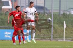 3. Liga; FC Ingolstadt 04 - Trainingslager, Testspiel, FC Kottern; Zweikampf Kampf um den Ball Mladen Cvjetinovic (19, FCI)