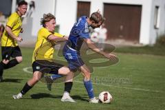 A-Klasse -  Saison 2026/27 - TSV Pförring - FC Wackerstein/Dünzing - Daniel Finkenzeller blau Pförring - Flrorian Leppmeier gelb Wackerstein/Dünzing - Foto: Meyer Jürgen
