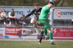 Kreisklasse - Saison 2025/26- TSV Gaimersheim II - SV Lippertshofen - Florian Donaubauer grün Lippertshofen - Christoph Katzenbogen schwarz Gaimersheim - Foto: Meyer Jürgen