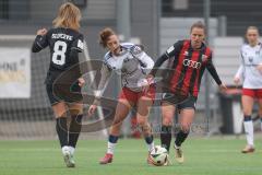 2. Bundesliga Frauen - Saison 2024/25 - FC Ingolstadt 04 Frauen - HSV - Stefanie Reischmann (Nr.24 - FCI Frauen) - Braun Jana weiss HSV - Foto: Meyer Jürgen