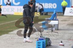 3. Liga - Saison 2025/26 - Hansa Rostock - FC Ingolstadt 04  - Cheftrainerin Sabrina Wittmann (FCI) jubelt nach dem Schlusspfiff - jubel - Foto: Meyer Jürgen