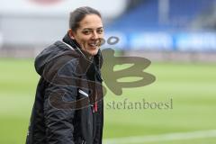 3. Liga; SV Wehen Wiesbaden - FC Ingolstadt 04; vor dem Spiel Cheftrainerin Sabrina Wittmann (FCI)