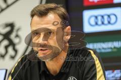 3. Liga; FC Ingolstadt 04 - SV Wehen Wiesbaden; Interview Pressekonferenz Cheftrainer Nils Döring (SVWW)