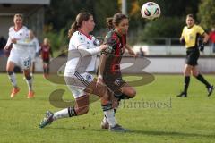 2. Bundesliga Frauen - Saison 2025/26 - FC Ingolstadt 04 Frauen - Eintracht Frankfurt II - Annika Kömm (Nr.25 - FC Ingolstadt Frauen I)Schwoerer Carlotta weiss Frankfurt - XXXXX - Foto: Meyer Jürgen
