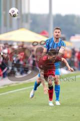 3. Liga; Testspiel; FC Ingolstadt 04 - 1. FC Heidenheim; Zweikampf Kampf um den Ball Mainka Patrick (6 HDH) Frederik Christensen (11, FCI)