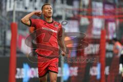 3. Liga; FC Ingolstadt 04 - Erzgebirge Aue; Marcel Costly (22, FCI) Tor Jubel Treffer 3:1