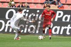 3. Liga; FC Ingolstadt 04 - 1. FC Saarbrücken; Dennis Kaygin (10, FCI) Bormuth Robin (32 FCS)