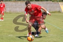 A - Junioren Bundesliga -  Saison 2023/2024 - FC Ingolstadt 04 - FSV Mainz 05 - Ognjen Draculic rot FCI - Foto: Meyer Jürgen