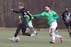 Bezirksliga - Saison 2025/26 - FC Fatih Ingolstadt - TSV 54 - DJK München - Giuliano Rubenbauer schwarz München - Faruk Rencber (Nr.20 - FC Fatih) - Foto: Meyer Jürgen