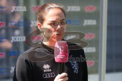 3. Liga - Saison 2025/26 - TSG Hoffenheim II - FC Ingolstadt 04  - Cheftrainerin Sabrina Wittmann (FCI)  im Interview mit Magenta Sport -  - XXXXX - Foto: Meyer Jürgen