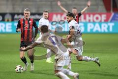 3. Liga; FC Ingolstadt 04 - VfL Osnabrück; Dennis Borkowski (7, FCI) Gnaase Dave (26 VFLO) Semic Lion (17 VFLO)