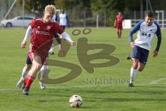 Kreisliga- Saison 2024/25- TSV Etting - TSV Altmannstein-  - Thomas Riegelsberger rot Altmannstein - Daniel Hopf weiss Etting - Foto: Meyer Jürgen