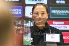3. Liga; FC Ingolstadt 04 - Würzburger Kickers; nach dem Spiel Pressekonferenz Interview Cheftrainerin Sabrina Wittmann (FCI)