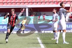 3. Liga; FC Ingolstadt 04 - Rot-Weiss Essen; Ausgleich 1:1 Tor Jubel Treffer Simon Lorenz (32, FCI) Rios Alonso José-Enrique (23 RWE) Schultz Michael (4 RWE)