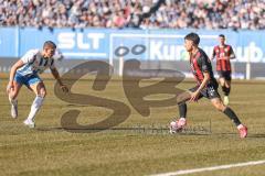 3. Liga; FC Hansa Rostock - FC Ingolstadt 04; Deniz Zeitler (38, FCI) Mejdr Jan (19 HR)