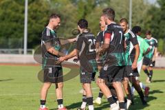 Bezirksliga - Saison 2025/26 - FC Fatih Ingolstadt - TSV Gaimersheim - Hakan Düzgün (Nr.25 - TSV Gaimersheim) erzielt ein Tor - jubel - Nico von Swiontek Brzezinski (Nr.17 - TSV Gaimersheim)  - Foto: Meyer Jürgen
