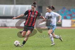 *** 2. Bundesliga Frauen - Saison 2025/26 - FC Ingolstadt 04 Frauen - VFL Bochum - Emma Kusch (Nr.9 - FC Ingolstadt Frauen I) - Joester Emely blau Bochum - Foto: Meyer Jürgen