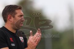 Bayernliga Nord - Saison 2024/25 - FC Ingolstadt 04 II - FC Münchberg - Cheftrainer Patrick Schönfeld (FCI U21) - XXXXX - Foto: Meyer Jürgen