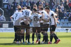 2.BL; Holstein Kiel - FC Ingolstadt 04 - Besprechung Team vor dem Spiel Stefan Kutschke (30, FCI)