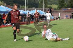 3. Liga; Testspiel; FC Ingolstadt 04 - Borussia Mönchengladbach; Yannick Deichmann (20, FCI) Jantschke Tony (24 BMG) Zweikampf Kampf um den Ball