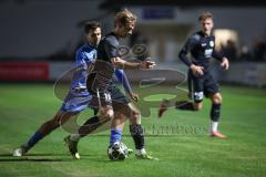 Landesliga - Saison 2026/27 - SV Manching - VFB Durach - Mark Nosdrin blau Durach  - Luca Bienert (Nr.16 - SV Manching) - Foto: Meyer Jürgen