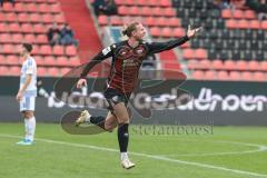 3. Liga; FC Ingolstadt 04 - MSV Duisburg; Tor Jubel Treffer Ausgleich 1:1 Vinko Šapina (41, FCI)