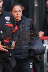 3. Liga; SC Verl - FC Ingolstadt 04; Cheftrainerin Sabrina Wittmann (FCI) vor dem Spiel