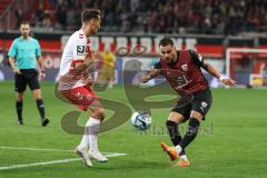 3. Liga; FC Ingolstadt 04 - SSV Jahn Regensburg; Pascal Testroet (37, FCI) Faber Konrad (11 SSV)