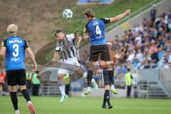 3. Liga - Saison 2026/27 - 1. FC Saarbrücken - FC Ingolstadt 04  - Sejdo Durakov (Nr.11 - FCI) - Siemen Voet (Nr.4 - Saarbrücken) - Foto: Meyer Jürgen