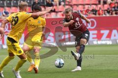 3.Liga - Saison 2023/2024 - FC Ingolstadt 04 -  1. FC Saarbrücken - Yannick Deichmann (Nr.20 - FCI) -  Foto: Meyer Jürgen