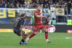 3. Liga; 1. FC Saarbrücken - FC Ingolstadt 04; Zweikampf Kampf um den Ball Yannick Deichmann (20, FCI) Bretschneider Niko (28 FCS)