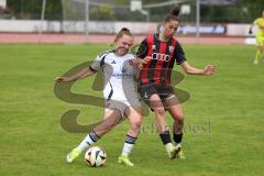 2. Bundesliga Frauen - Saison 2024/25 - FC Ingolstadt 04 Frauen - 1. FC Nürnberg - Emma Kusch (Nr.9 - FCI Frauen) - Steck Madeleine weiss Nürnberg - Foto: Meyer Jürgen