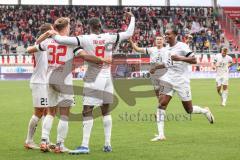 3. Liga; FC Ingolstadt 04 - SpVgg Unterhaching; Simon Lorenz (32, FCI) Tor Jubel Treffer David Kopacz (29, FCI) Daouda Beleme (9, FCI) Bryang Kayo (48, FCI) Mladen Cvjetinovic (19, FCI)