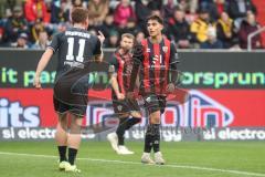 3. Liga; FC Ingolstadt 04 - Dynamo Dresden; Torchance verpasst Deniz Zeitler (38, FCI) Sebastian Grönning (11, FCI)