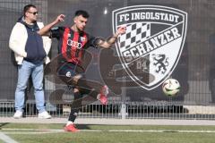 U19 - Nachwuchsliga -  - Saison 2024/25 - FC Ingolstadt 04 - 1. FC Schweinfurth - Baran Berk rot FCI - XXXXX - Foto: Meyer Jürgen