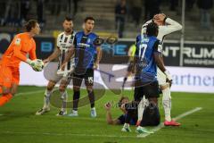 3. Liga - Saison 2026/27 - Waldhof Mannheim - FC Ingolstadt 04 - Lars Lokotsch (Nr.13 - FCI) nach einer vergebenen Torchance - XXXXX - Foto: Meyer Jürgen